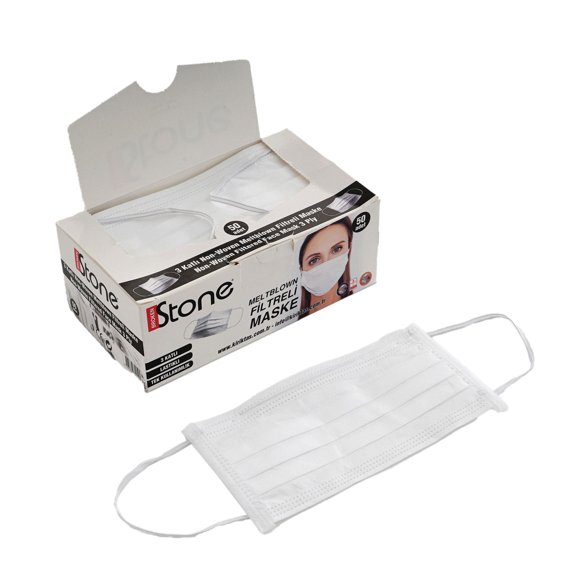 Maske Non Woven 3-lagig, mit Filter