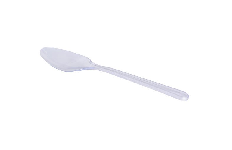 Lüks Plastik Kaşık Şeffaf Dizili
